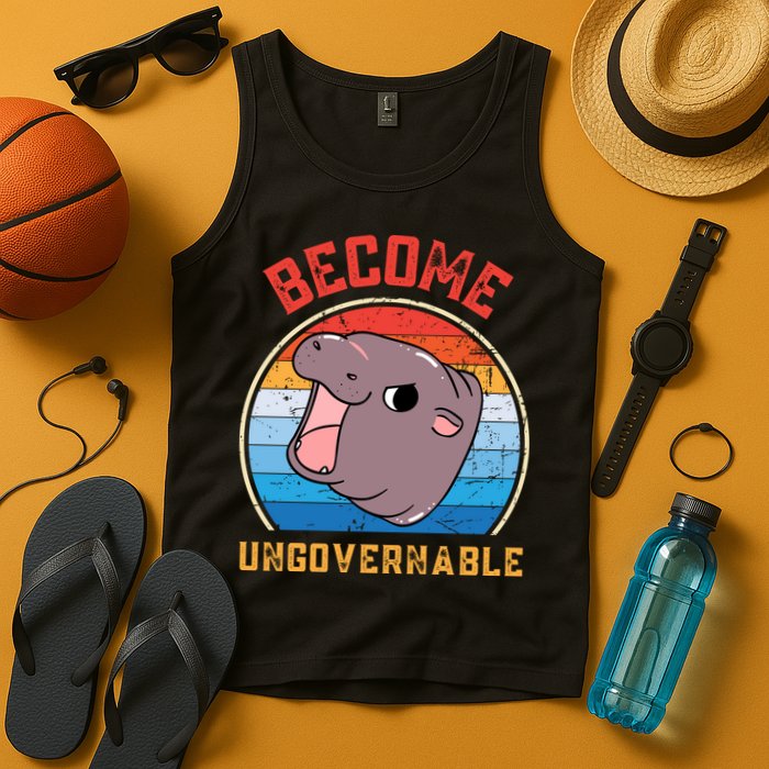 Become Ungovernable Moo Deng Tank Top