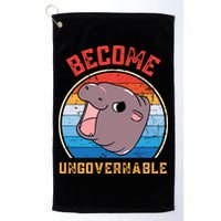 Become Ungovernable Moo Deng Golf Towel