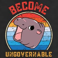 Become Ungovernable Moo Deng Golf Towel