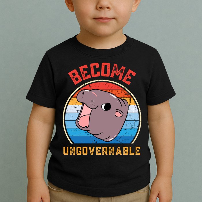 Become Ungovernable Moo Deng Toddler T-Shirt