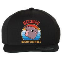 Become Ungovernable Moo Deng Wool Snapback Cap