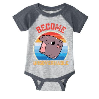Become Ungovernable Moo Deng Infant Baby Jersey Bodysuit