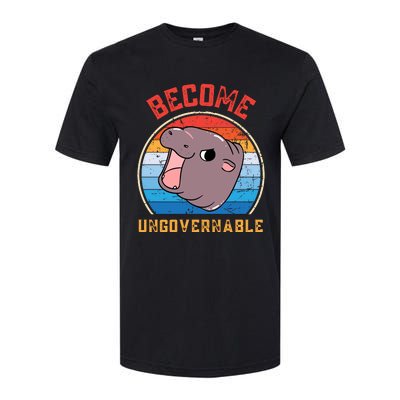 Become Ungovernable Moo Deng Softstyle CVC T-Shirt