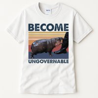 Become Ungovernable Moo Deng Cute Baby Hippo Funny Hippo Tall T-Shirt