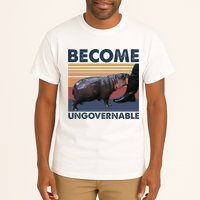 Become Ungovernable Moo Deng Cute Baby Hippo Funny Hippo Tall T-Shirt