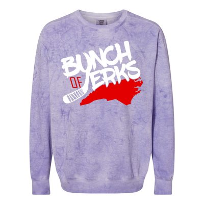 Bunch Of Jerks Carolina Hockey Colorblast Crewneck Sweatshirt