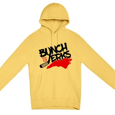 Bunch Of Jerks Carolina Hockey Premium Pullover Hoodie