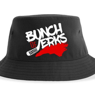 Bunch Of Jerks Carolina Hockey Sustainable Bucket Hat