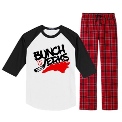 Bunch Of Jerks Carolina Hockey Raglan Sleeve Pajama Set