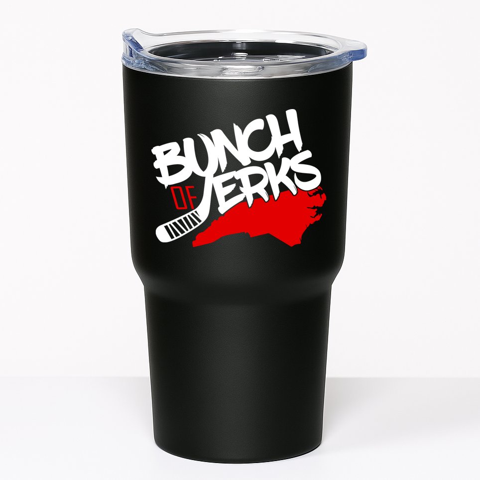 Bunch Of Jerks Carolina Hockey Tumbler