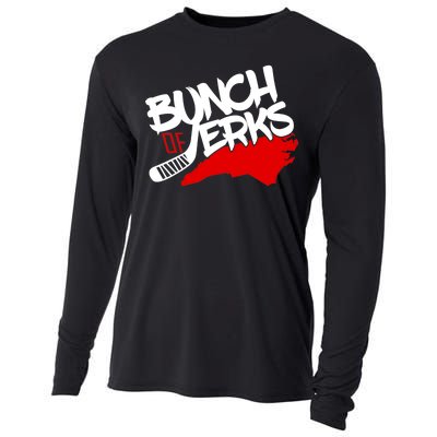 Bunch Of Jerks Carolina Hockey Cooling Performance Long Sleeve Crew