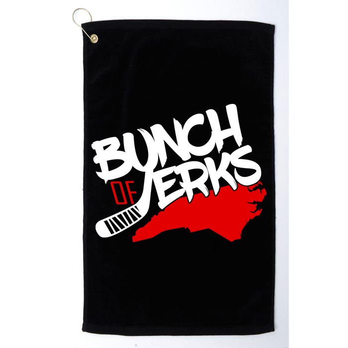 Bunch Of Jerks Carolina Hockey Golf Towel