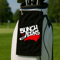 Bunch Of Jerks Carolina Hockey Golf Towel