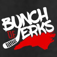 Bunch Of Jerks Carolina Hockey Golf Towel