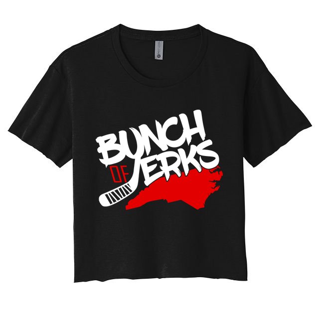 Bunch Of Jerks Carolina Hockey Crop Top