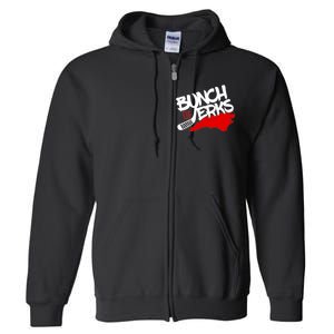 Bunch Of Jerks Carolina Hockey Full Zip Hoodie