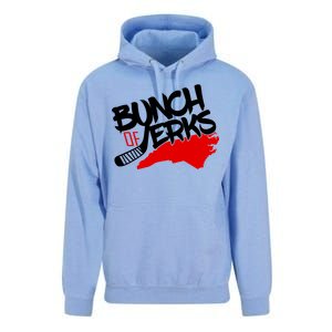 Bunch Of Jerks Carolina Hockey Unisex Surf Hoodie