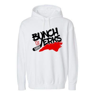 Bunch Of Jerks Carolina Hockey Garment-Dyed Fleece Hoodie