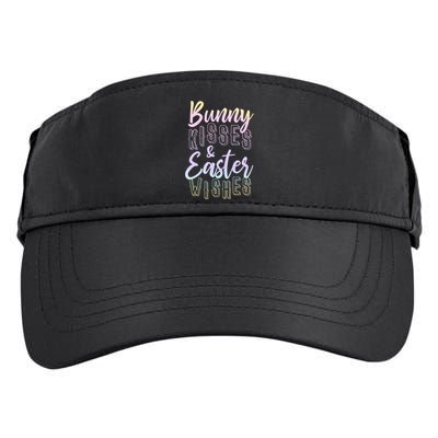 Bunny Kiss And Easter Wishes Cute Adult Drive Performance Visor