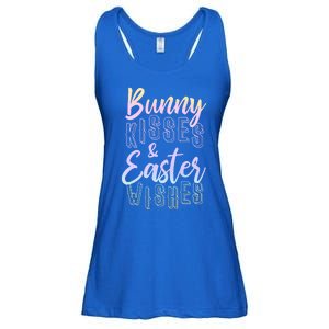 Bunny Kiss And Easter Wishes Cute Ladies Essential Flowy Tank