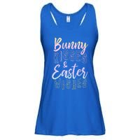 Bunny Kiss And Easter Wishes Cute Ladies Essential Flowy Tank