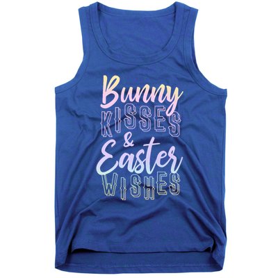 Bunny Kiss And Easter Wishes Cute Tank Top