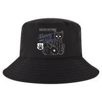 Bunny Kitty Police Solving Mysteries One Hug At A Time Cool Comfort Performance Bucket Hat