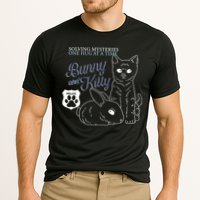 Bunny Kitty Police Solving Mysteries One Hug At A Time Performance Shirt