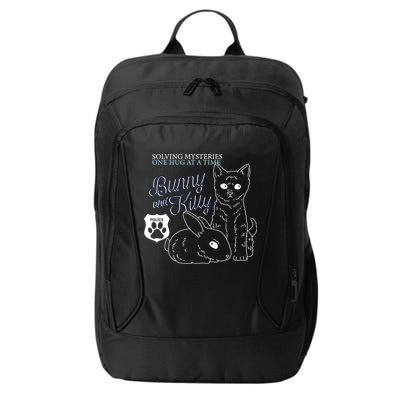Bunny Kitty Police Solving Mysteries One Hug At A Time City Backpack