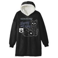 Bunny Kitty Police Solving Mysteries One Hug At A Time Hooded Wearable Blanket