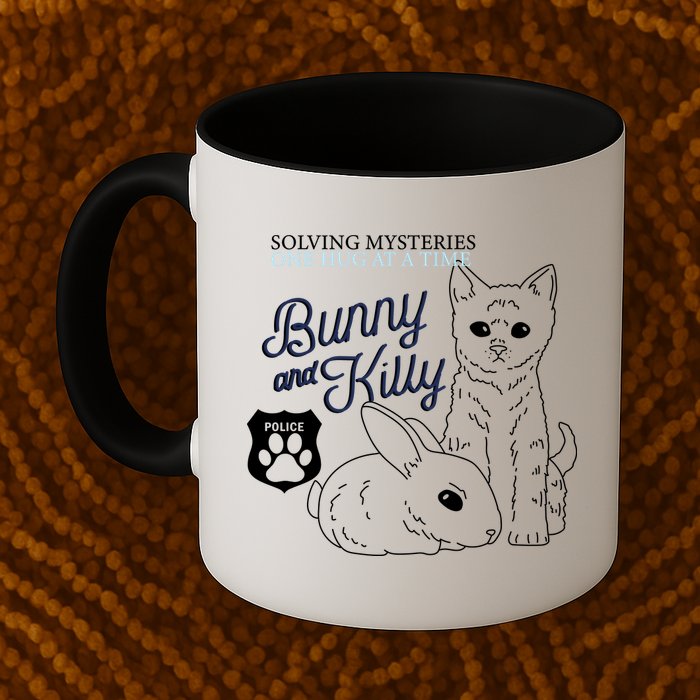 Bunny Kitty Police Solving Mysteries One Hug At A Time Mug