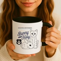Bunny Kitty Police Solving Mysteries One Hug At A Time Mug