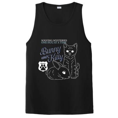 Bunny Kitty Police Solving Mysteries One Hug At A Time PosiCharge Competitor Tank