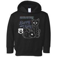 Bunny Kitty Police Solving Mysteries One Hug At A Time Toddler Hoodie