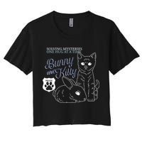 Bunny Kitty Police Solving Mysteries One Hug At A Time Crop Top
