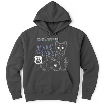 Bunny Kitty Police Solving Mysteries One Hug At A Time Hoodie