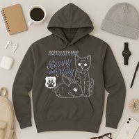 Bunny Kitty Police Solving Mysteries One Hug At A Time Hoodie