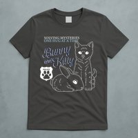 Bunny Kitty Police Solving Mysteries One Hug At A Time T-Shirt