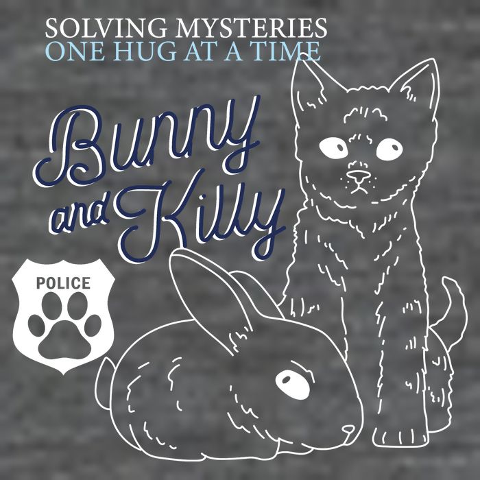 Bunny Kitty Police Solving Mysteries One Hug At A Time Button