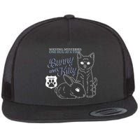 Bunny Kitty Police Solving Mysteries One Hug At A Time Flatbill Hat