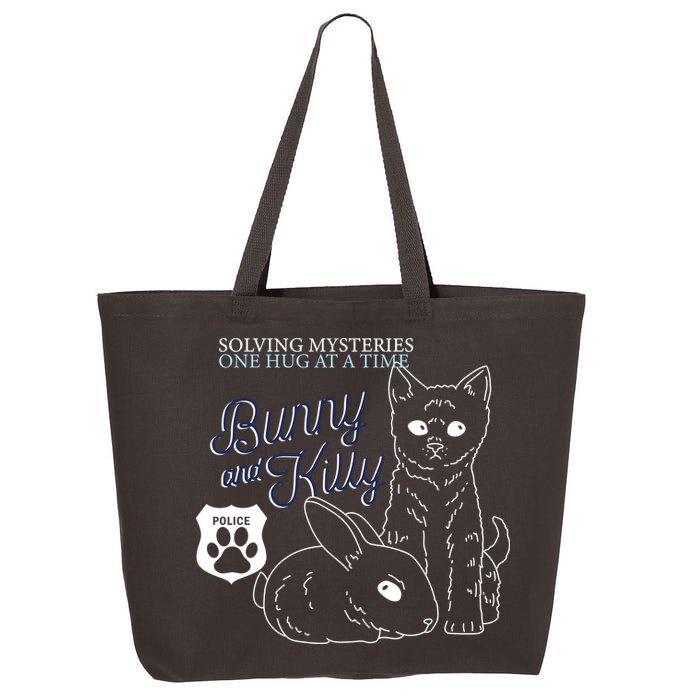 Bunny Kitty Police Solving Mysteries One Hug At A Time 25L Jumbo Tote