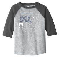 Bunny Kitty Police Solving Mysteries One Hug At A Time Toddler Fine Jersey T-Shirt