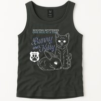 Bunny Kitty Police Solving Mysteries One Hug At A Time Tank Top