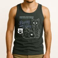 Bunny Kitty Police Solving Mysteries One Hug At A Time Tank Top