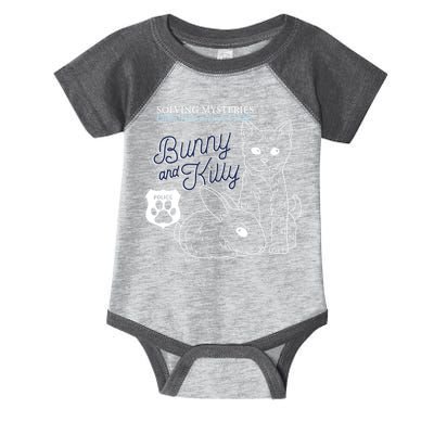 Bunny Kitty Police Solving Mysteries One Hug At A Time Infant Baby Jersey Bodysuit