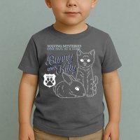 Bunny Kitty Police Solving Mysteries One Hug At A Time Toddler T-Shirt