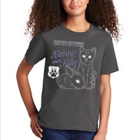 Bunny Kitty Police Solving Mysteries One Hug At A Time Kids T-Shirt
