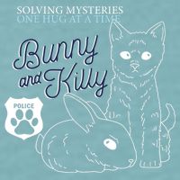 Bunny Kitty Police Solving Mysteries One Hug At A Time Sueded Cloud Jersey T-Shirt