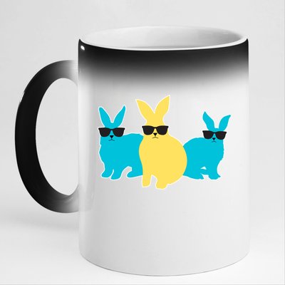 Bunny Squad 11oz Black Color Changing Mug