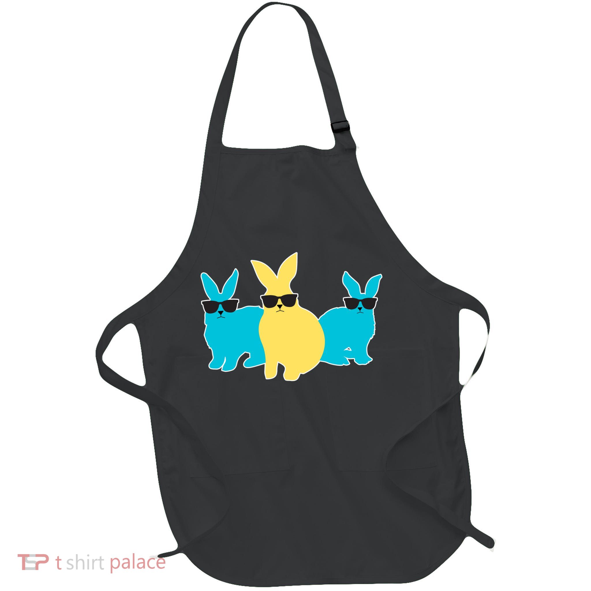 Bunny Squad Full-Length Apron With Pockets